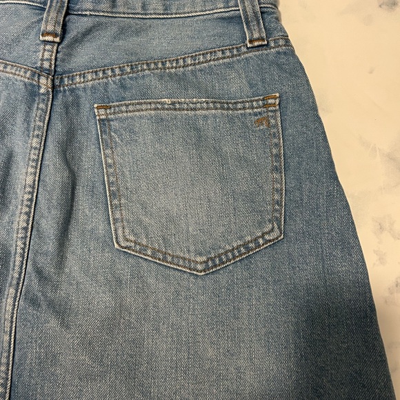 Madewell Light Rigid A-Line Denim Mini Skirt - Picture 5 of 7